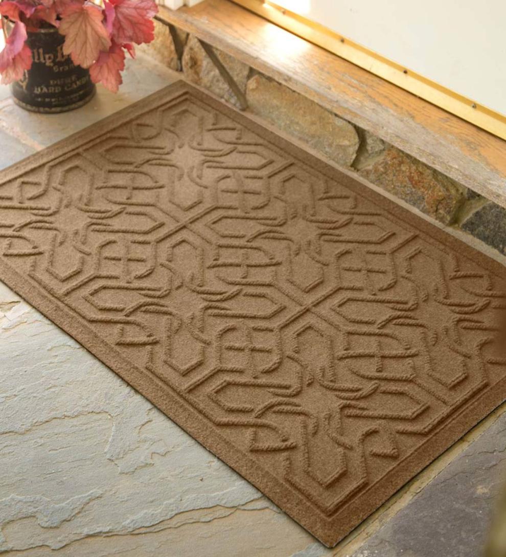 Plow & Hearth Doormats Indoor Living Waterhog Celtic Knot Doormat