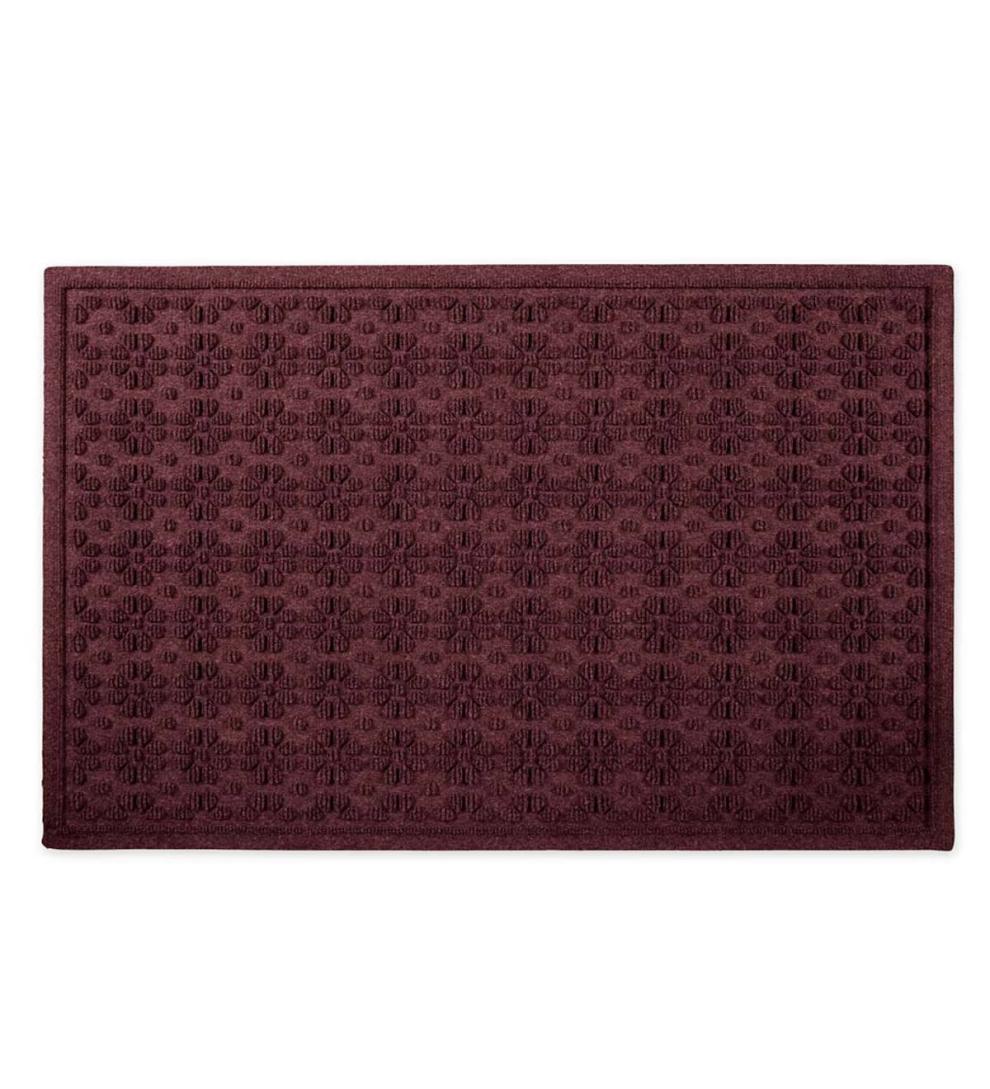 Plow & Hearth Doormats Indoor Living Waterhog Daisy Doormat