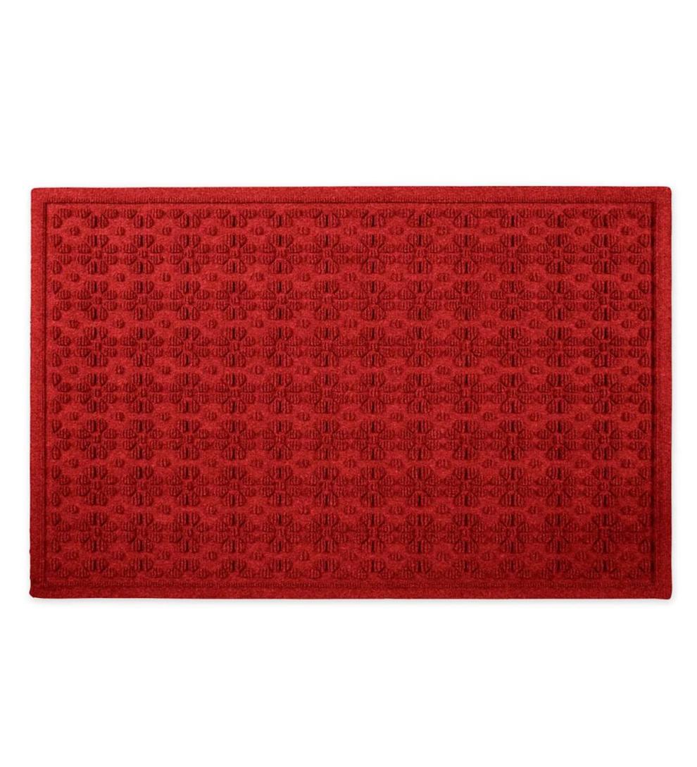 Plow & Hearth Doormats Indoor Living Waterhog Daisy Doormat