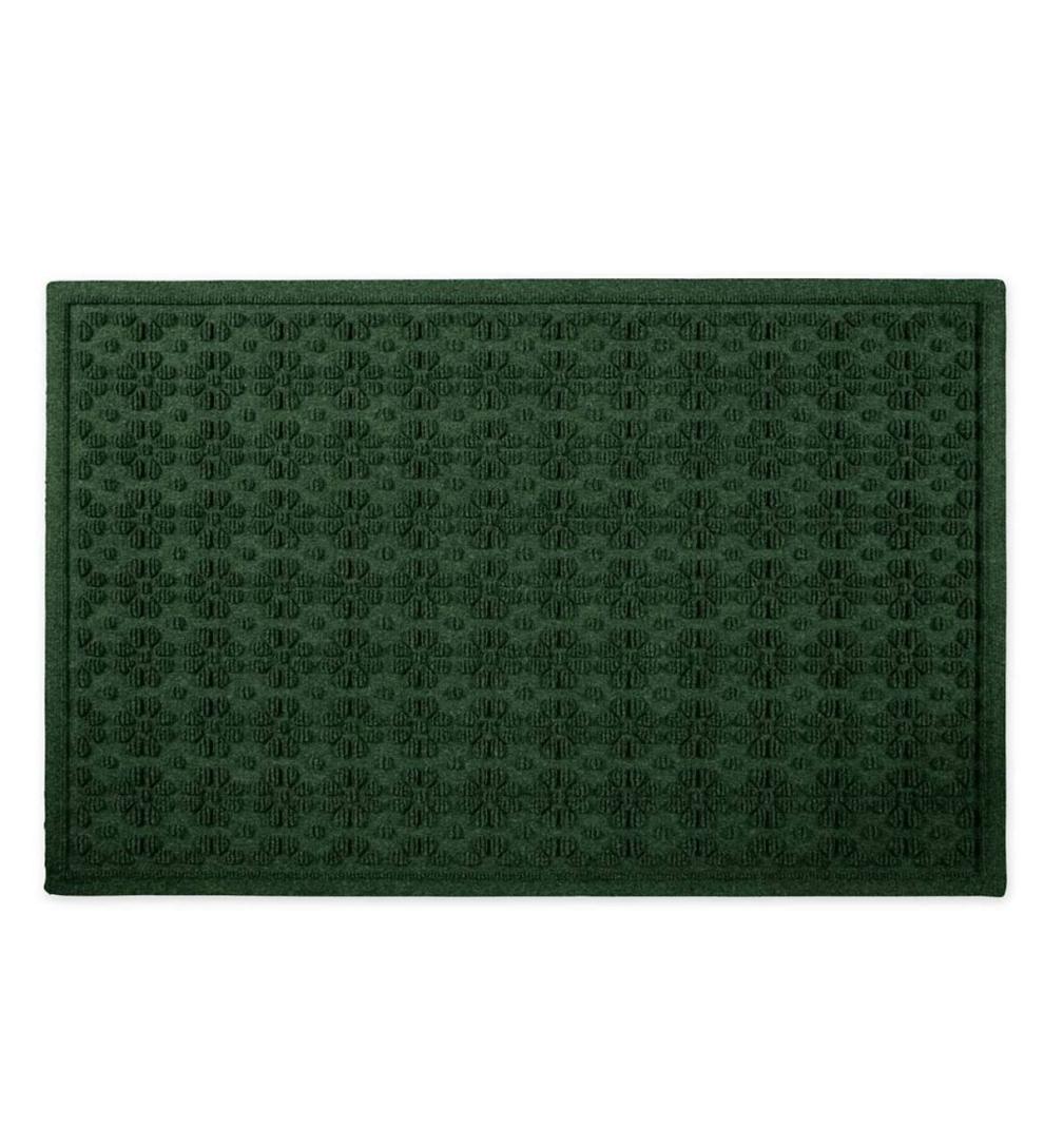 Plow & Hearth Doormats Indoor Living Waterhog Daisy Doormat
