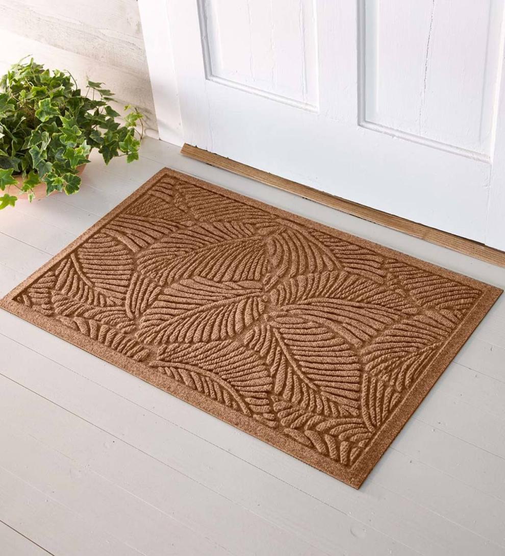 Plow & Hearth Doormats Indoor Living Waterhog Fern Doormat