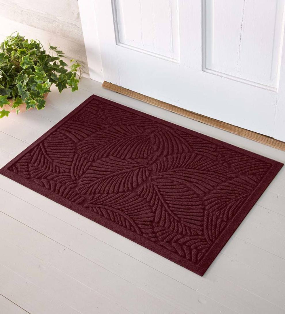 Plow & Hearth Doormats Indoor Living Waterhog Fern Doormat