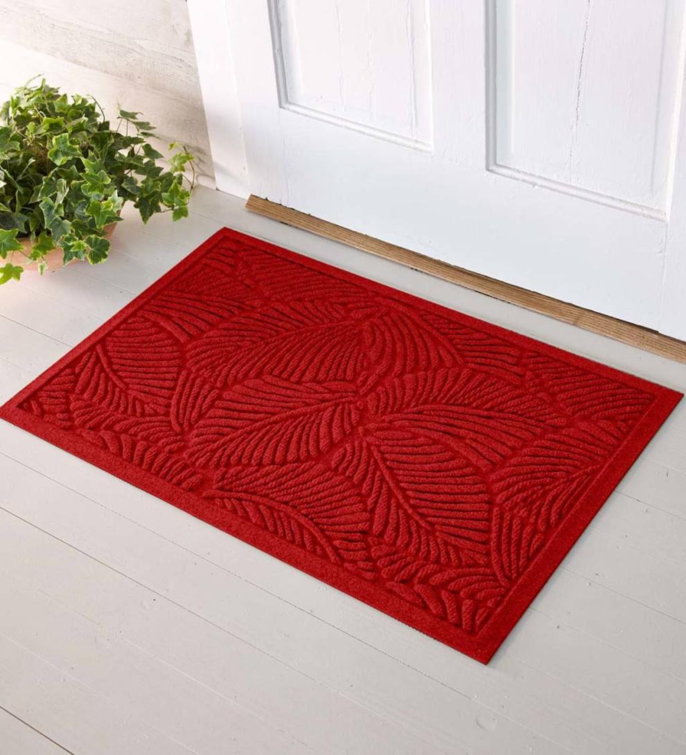 Plow & Hearth Doormats Indoor Living Waterhog Fern Doormat