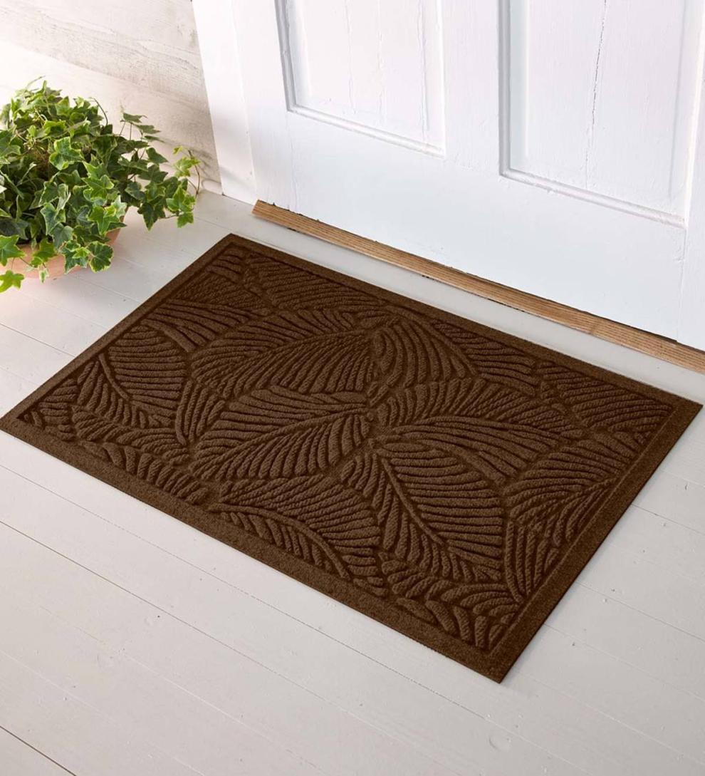 Plow & Hearth Doormats Indoor Living Waterhog Fern Doormat