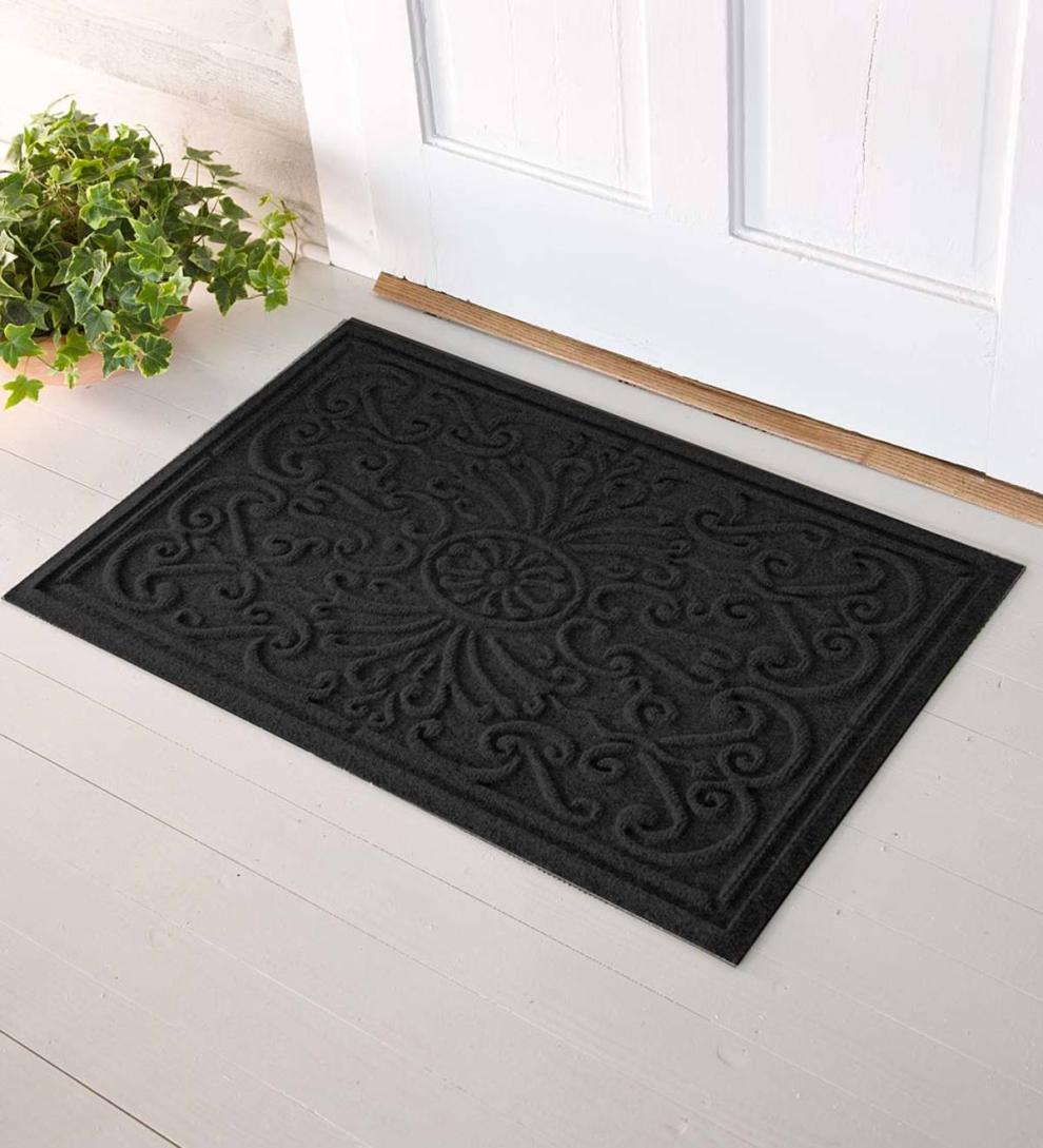 Plow & Hearth Doormats Indoor Living Waterhog Garden Gate Doormat