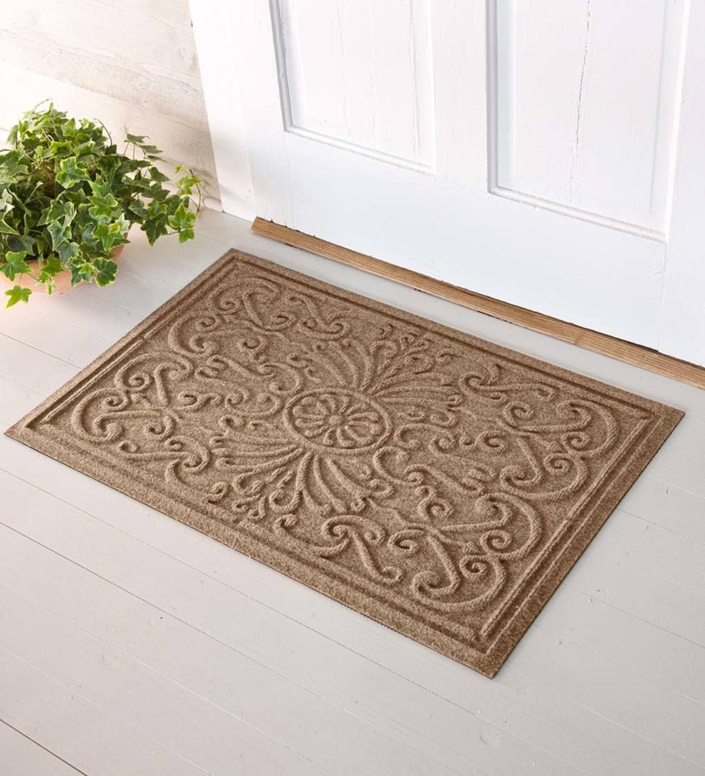 Plow & Hearth Doormats Indoor Living Waterhog Garden Gate Doormat