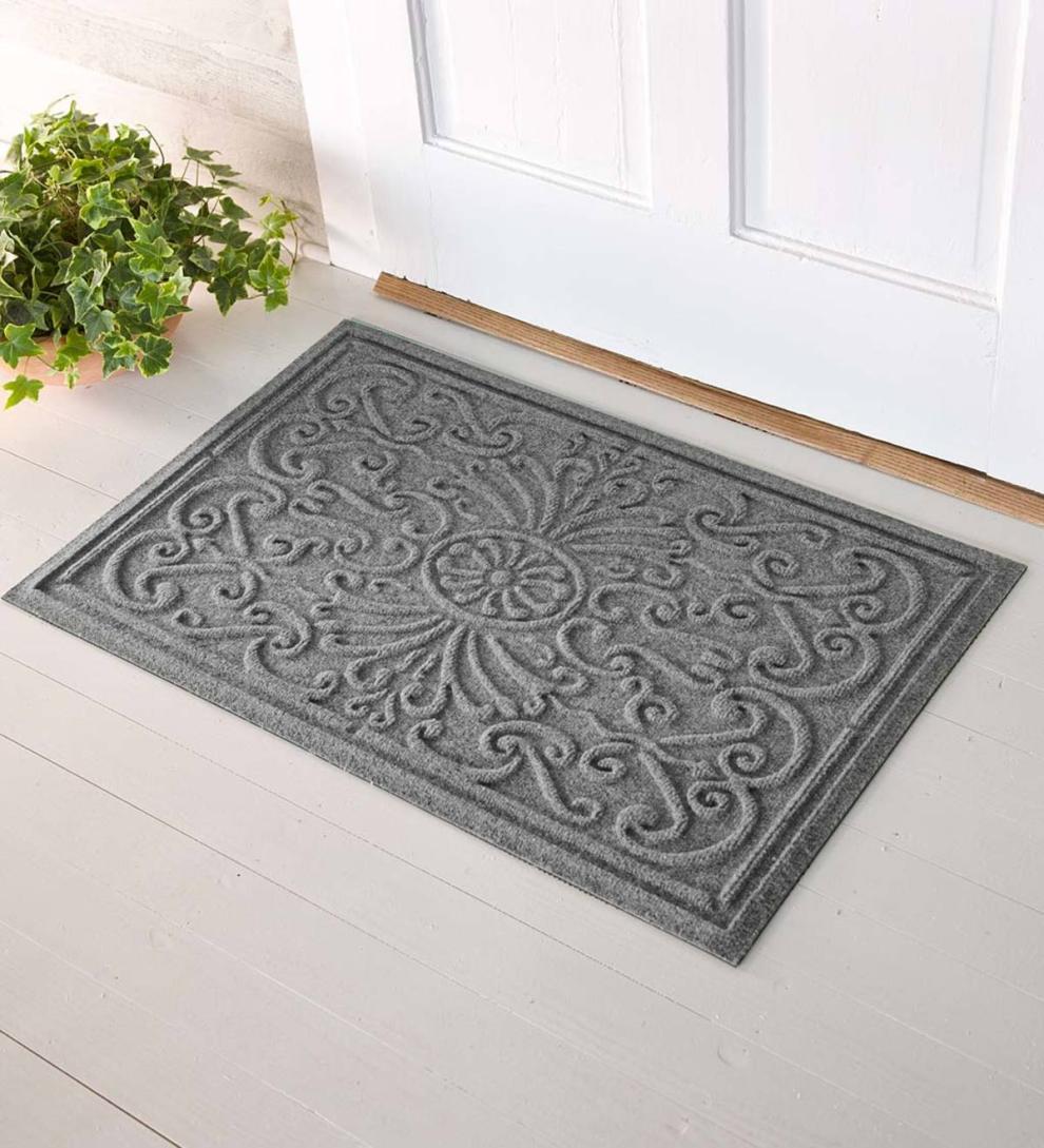 Plow & Hearth Doormats Indoor Living Waterhog Garden Gate Doormat