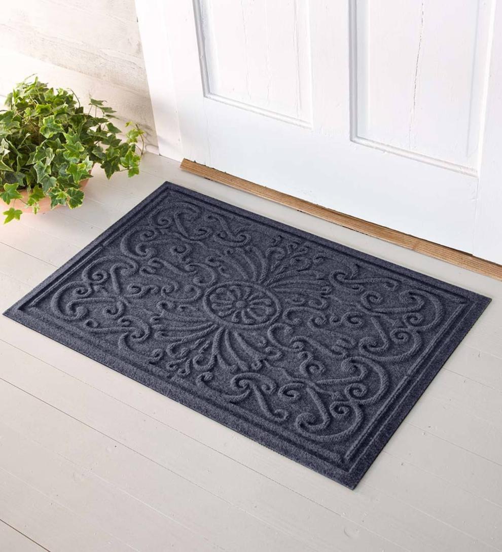 Plow & Hearth Doormats Indoor Living Waterhog Garden Gate Doormat