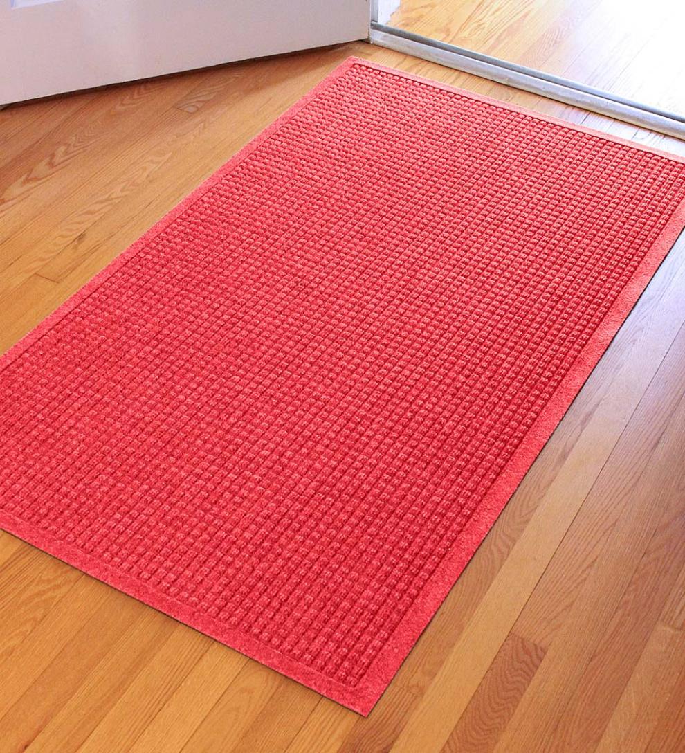 Plow & Hearth Doormats Indoor Living Waterhog Indoor/Outdoor Cubes Doormat