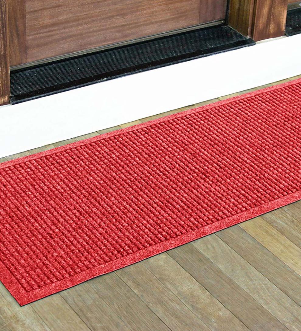 Plow & Hearth Doormats Indoor Living Waterhog Indoor/Outdoor Cubes Doormat