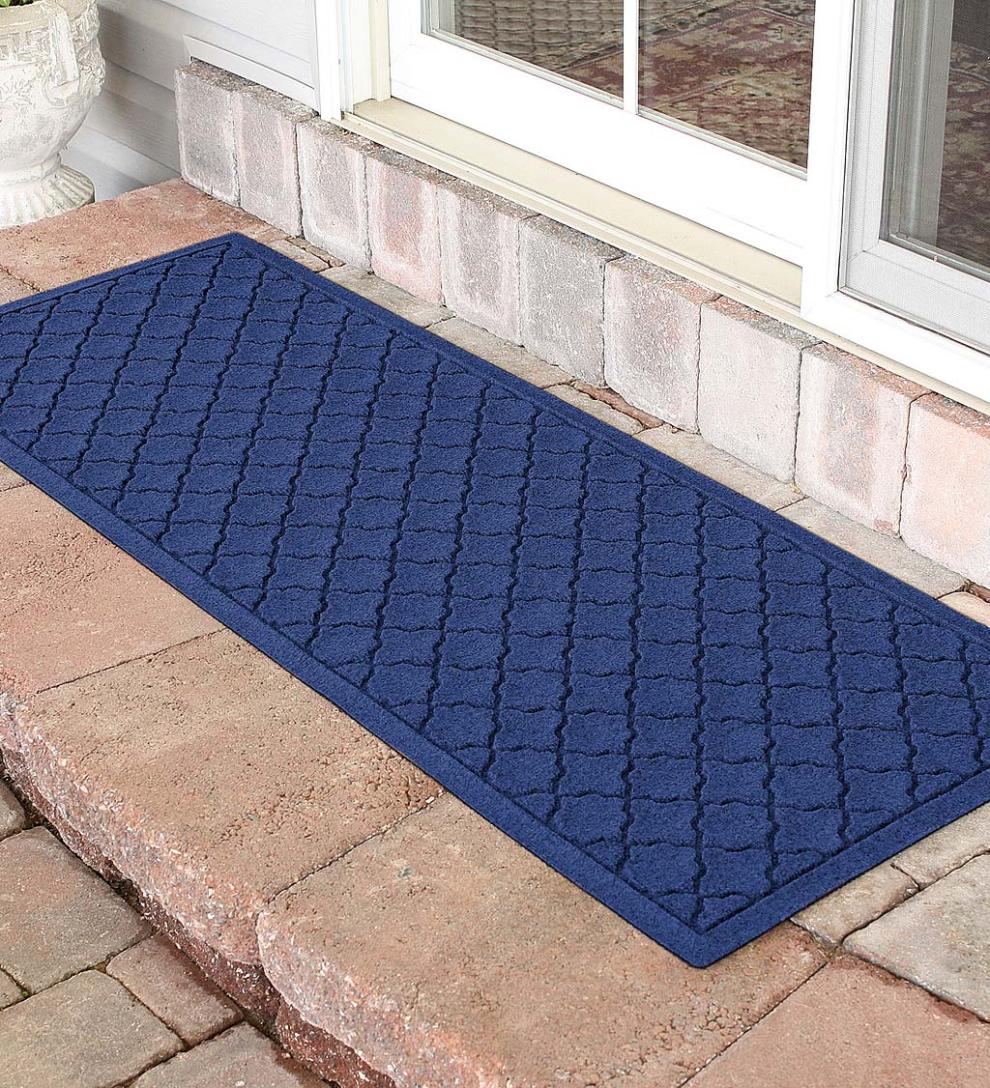Plow & Hearth Doormats Indoor Living Waterhog Indoor/Outdoor Geometric Doormat