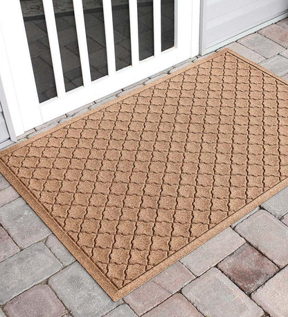Plow & Hearth Doormats Indoor Living Waterhog Indoor/Outdoor Geometric Doormat