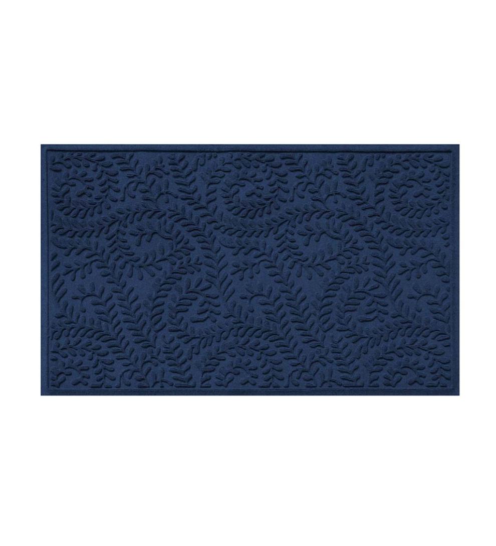 Plow & Hearth Doormats Indoor Living Waterhog Indoor/Outdoor Leaves Doormat