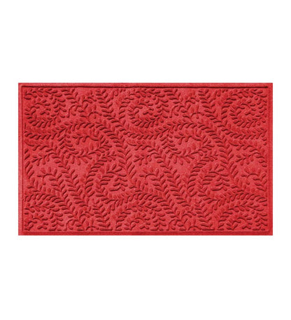 Plow & Hearth Doormats Indoor Living Waterhog Indoor/Outdoor Leaves Doormat