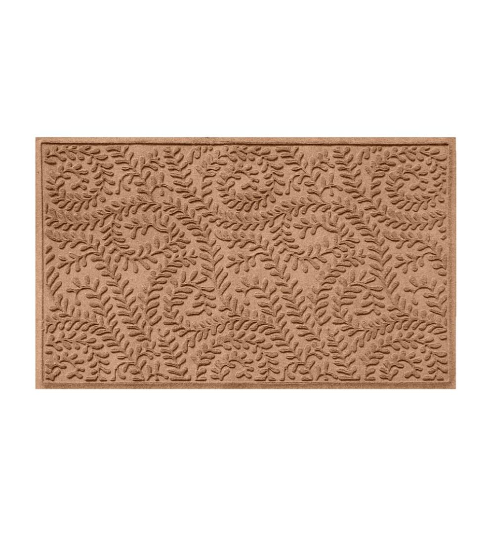 Plow & Hearth Doormats Indoor Living Waterhog Indoor/Outdoor Leaves Doormat