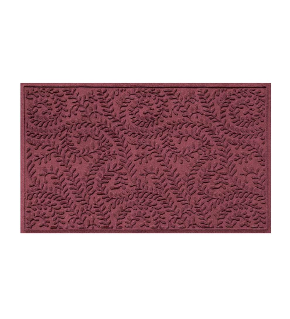 Plow & Hearth Doormats Indoor Living Waterhog Indoor/Outdoor Leaves Doormat