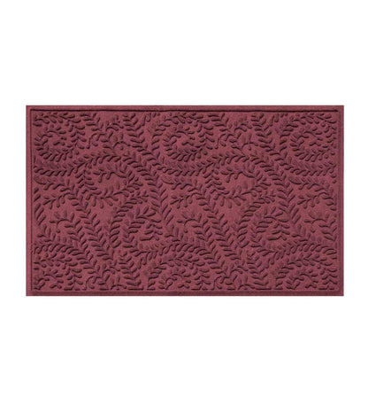 Plow & Hearth Doormats Indoor Living Waterhog Indoor/Outdoor Leaves Doormat