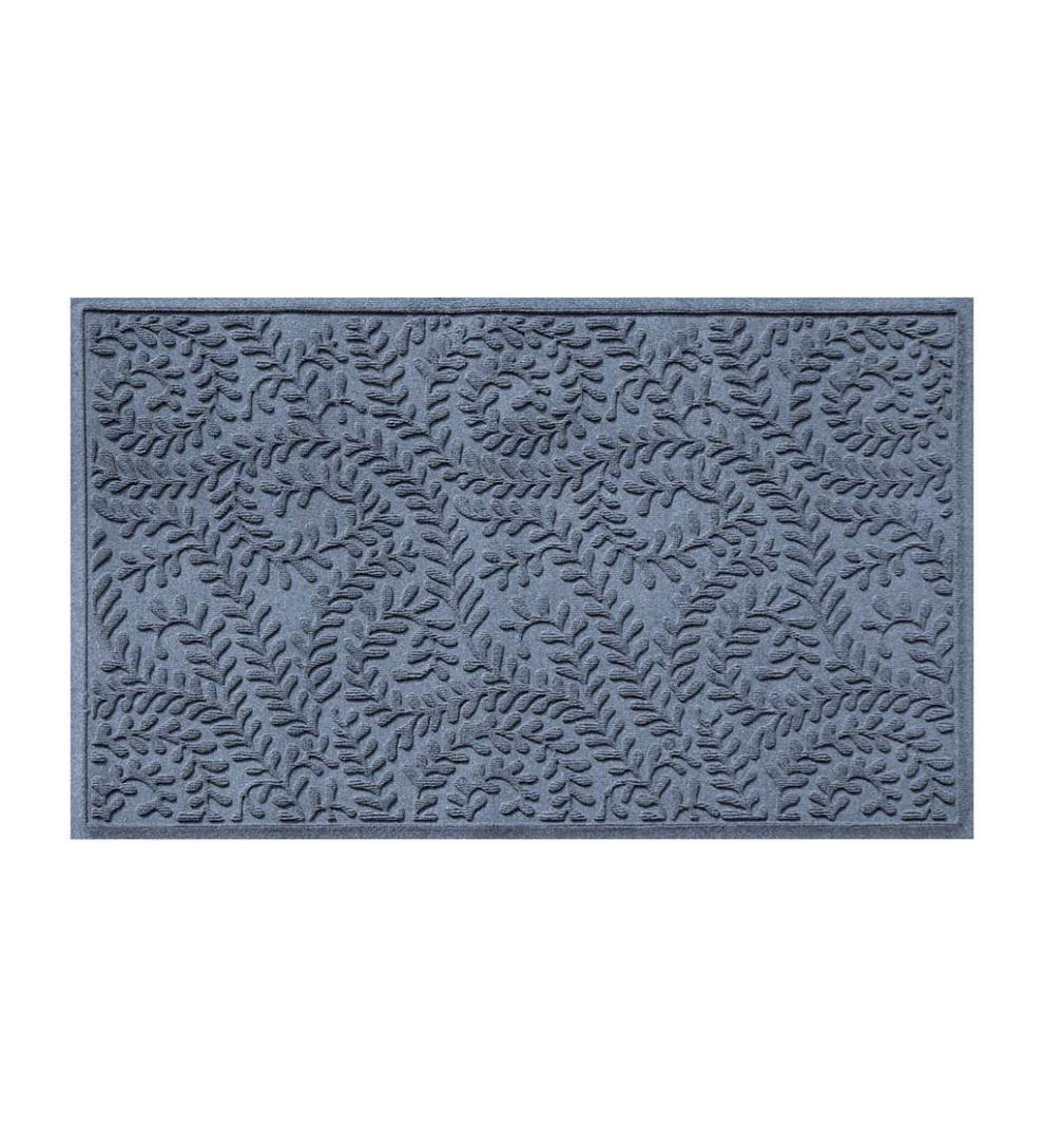 Plow & Hearth Doormats Indoor Living Waterhog Indoor/Outdoor Leaves Doormat