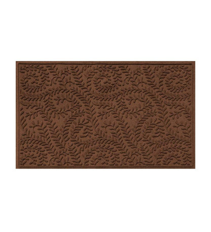 Plow & Hearth Doormats Indoor Living Waterhog Indoor/Outdoor Leaves Doormat