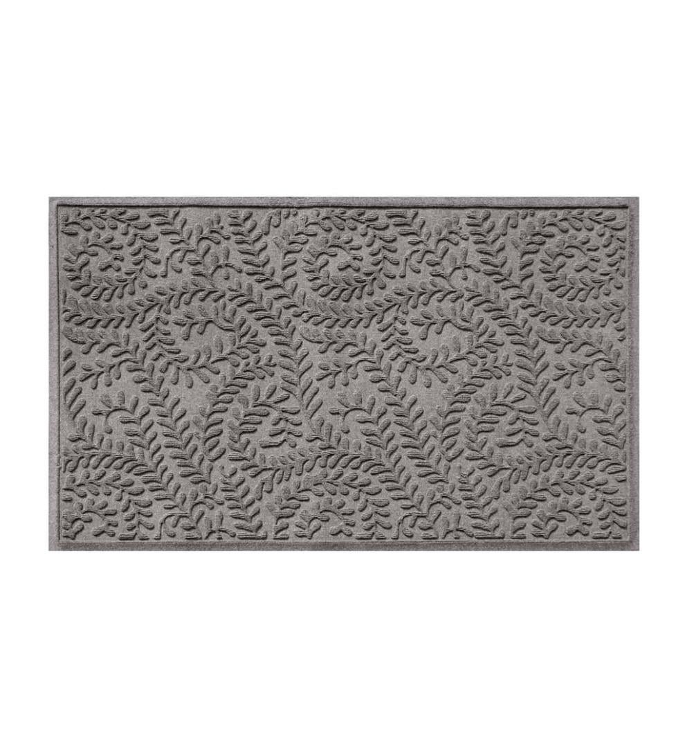 Plow & Hearth Doormats Indoor Living Waterhog Indoor/Outdoor Leaves Doormat