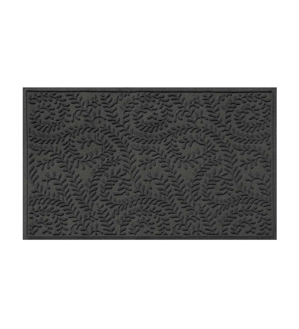 Plow & Hearth Doormats Indoor Living Waterhog Indoor/Outdoor Leaves Doormat