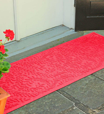 Plow & Hearth Doormats Indoor Living Waterhog Indoor/Outdoor Leaves Doormat