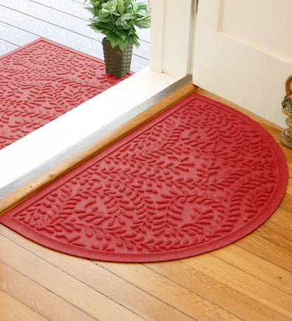 Plow & Hearth Doormats Indoor Living Waterhog Indoor/Outdoor Leaves Doormat