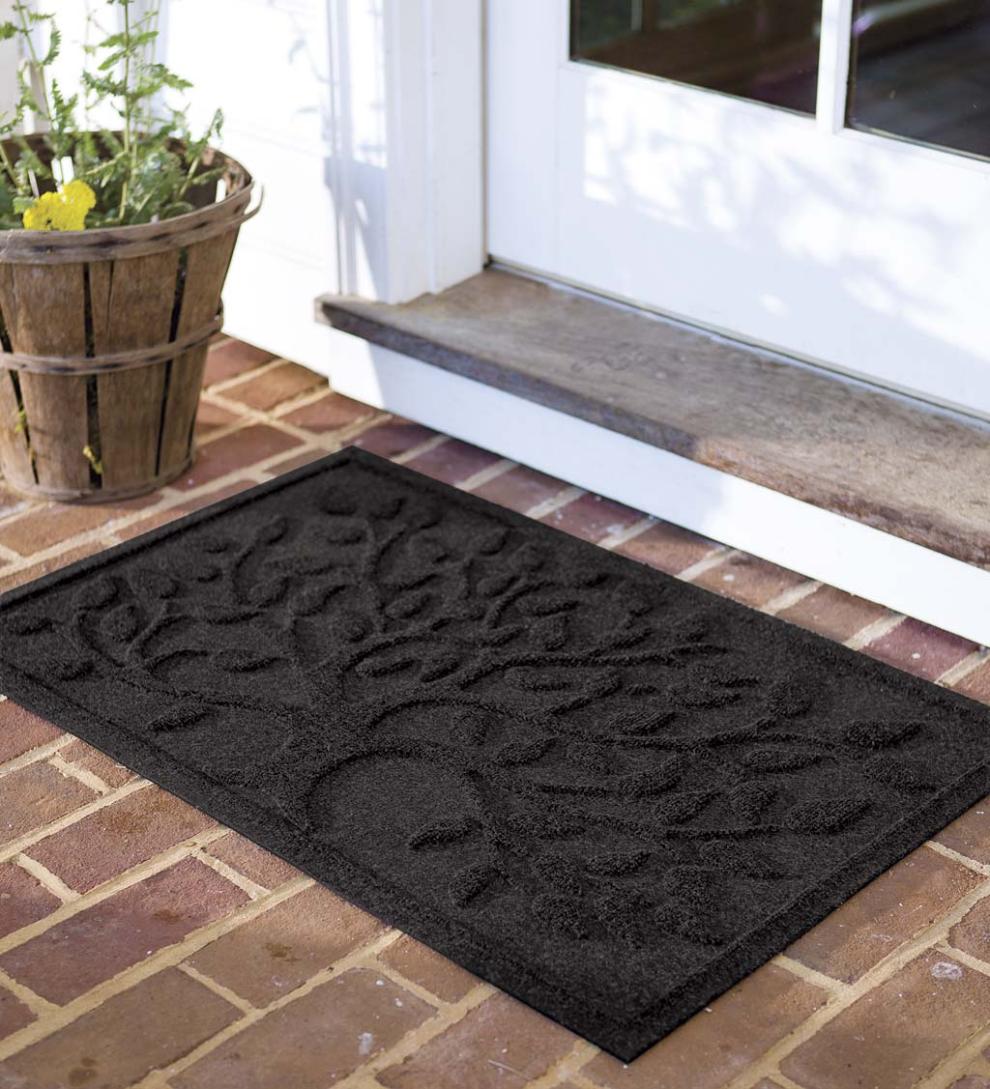 Plow & Hearth Doormats Indoor Living Waterhog Tree Of Life Doormat