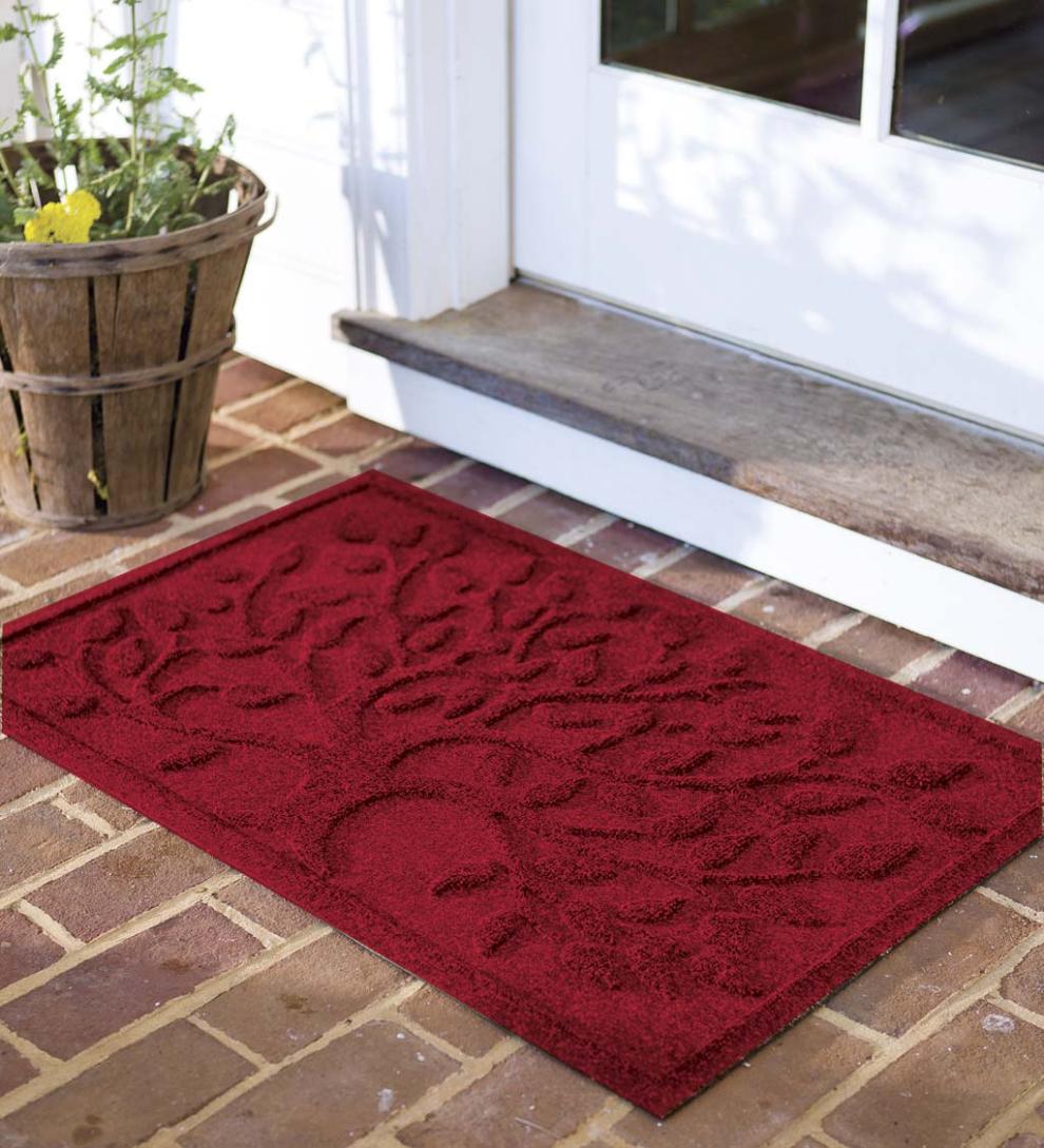 Plow & Hearth Doormats Indoor Living Waterhog Tree Of Life Doormat