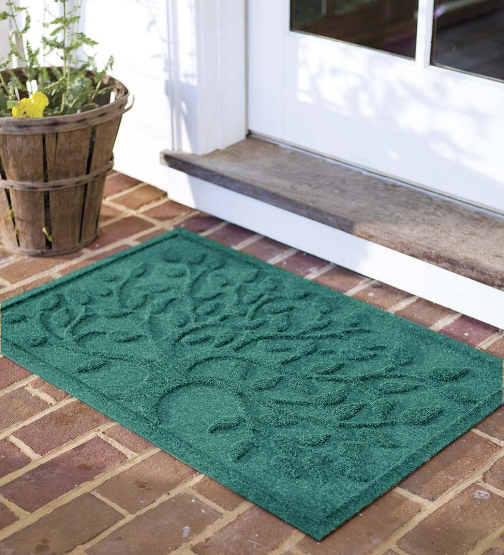 Plow & Hearth Doormats Indoor Living Waterhog Tree Of Life Doormat