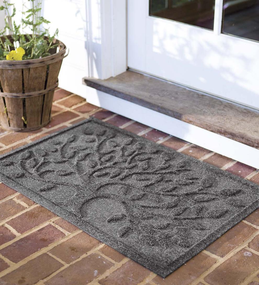 Plow & Hearth Doormats Indoor Living Waterhog Tree Of Life Doormat