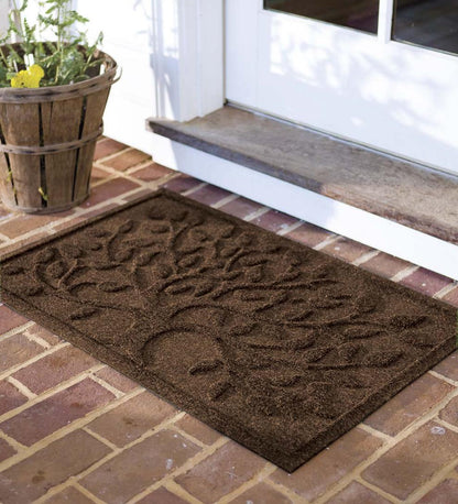 Plow & Hearth Doormats Indoor Living Waterhog Tree Of Life Doormat