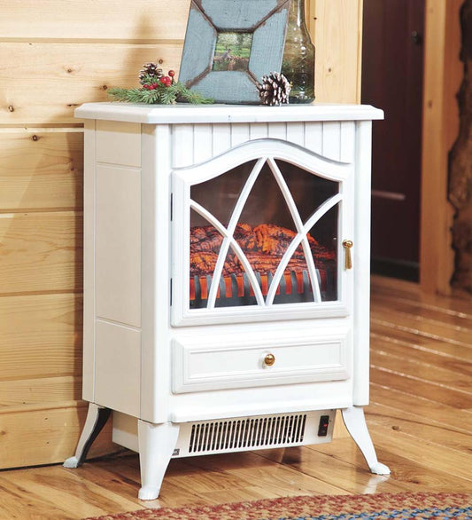 Plow & Hearth Electric Fireplaces & Stoves Fireplace & Hearth Compact Electric Stove - Black