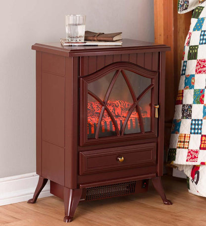 Plow & Hearth Electric Fireplaces & Stoves Fireplace & Hearth Compact Electric Stove - Black
