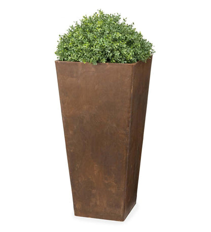 Plow & Hearth Faux Flowers & Plants Indoor Living Indoor/Outdoor Faux Boxwood Greenery Accents