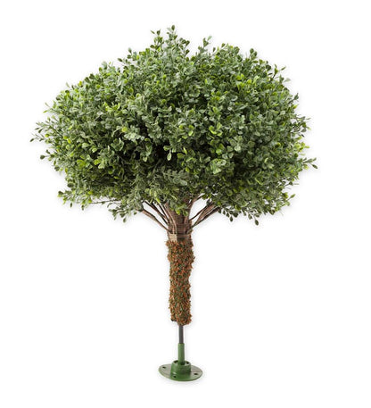 Plow & Hearth Faux Flowers & Plants Indoor Living Indoor/Outdoor Faux Boxwood Greenery Accents