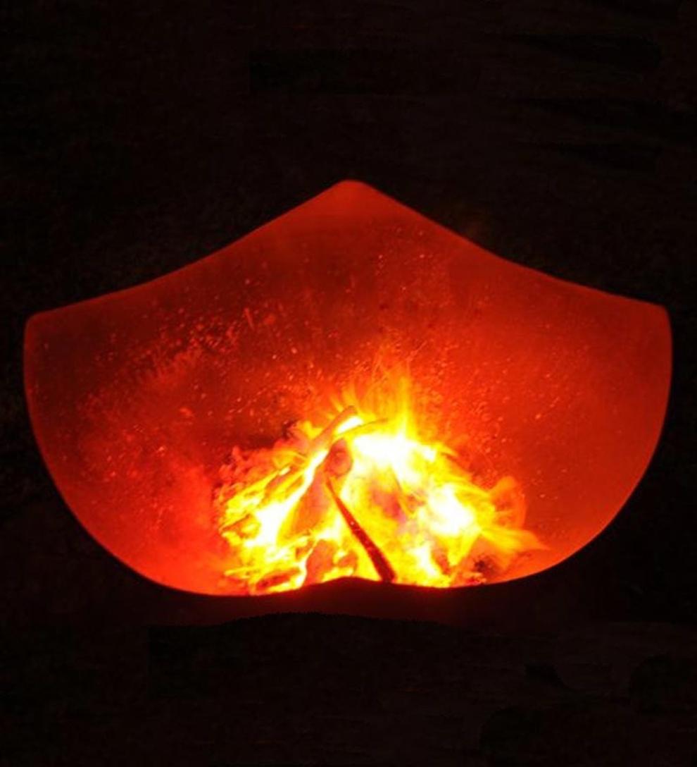 Plow & Hearth Fire Pits Fireplace & Hearth American-Made Firepit Art Manta Ray Fire Pit