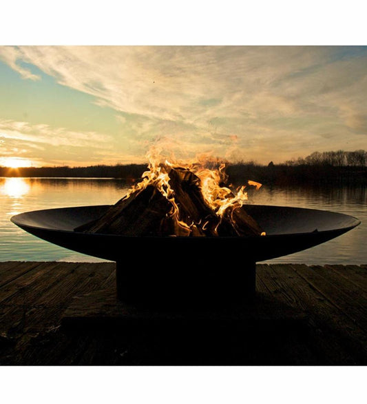 Plow & Hearth Fire Pits Fireplace & Hearth American-Made Handcrafted Asia Outdoor Fire Pit