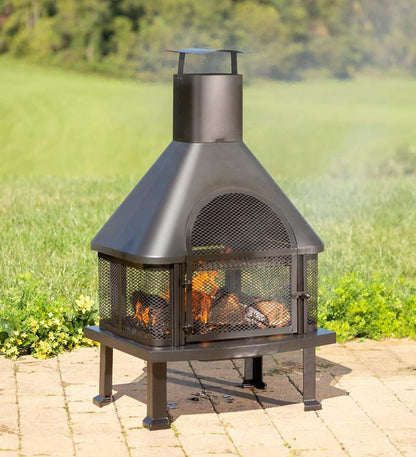 Plow & Hearth Fire Pits Fireplace & Hearth Black Outdoor Firehouse