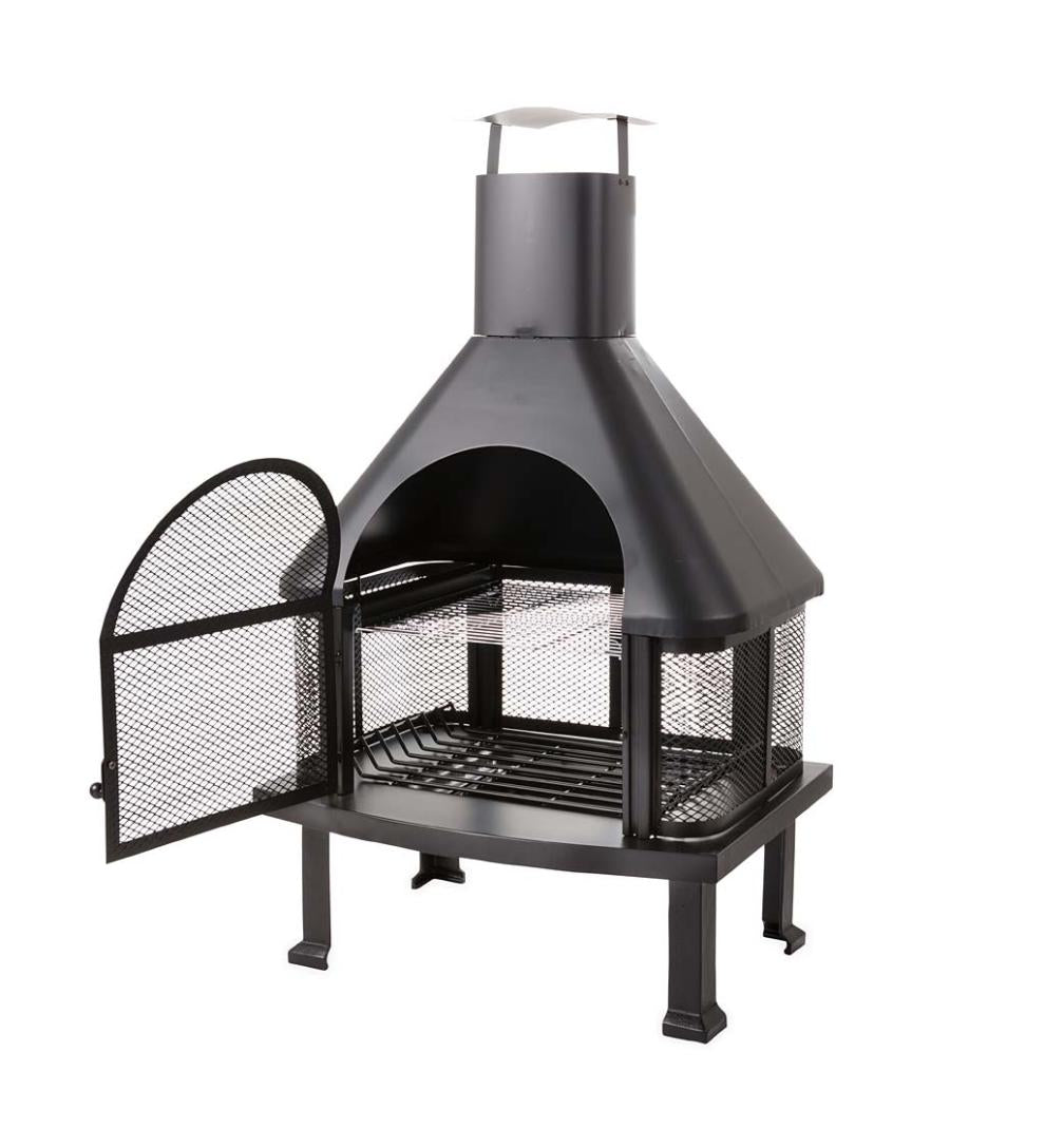 Plow & Hearth Fire Pits Fireplace & Hearth Black Outdoor Firehouse