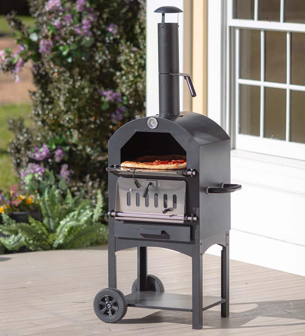 Plow & Hearth Fire Pits Fireplace & Hearth Charcoal Grill/Oven/Chimenea