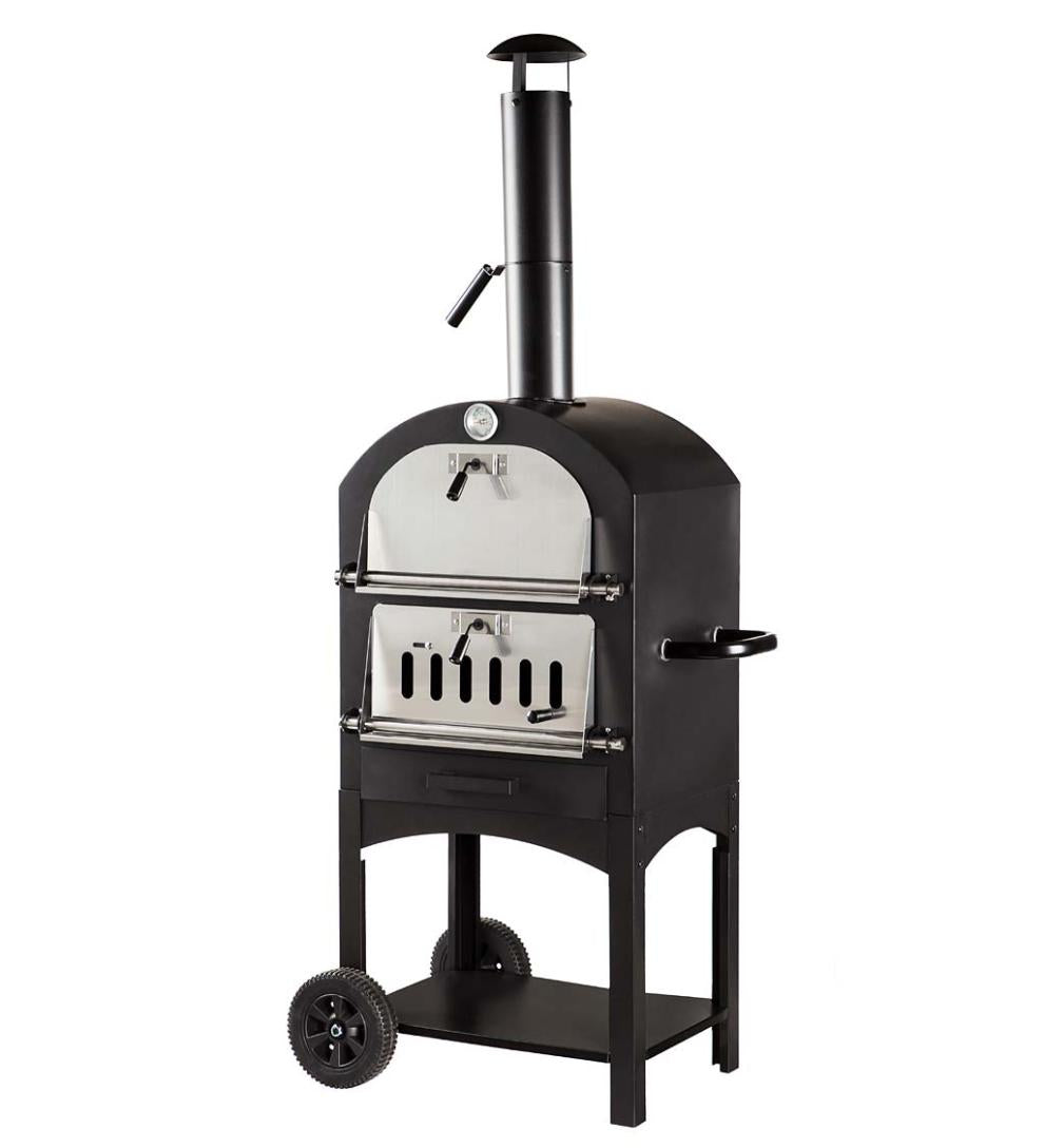 Plow & Hearth Fire Pits Fireplace & Hearth Charcoal Grill/Oven/Chimenea