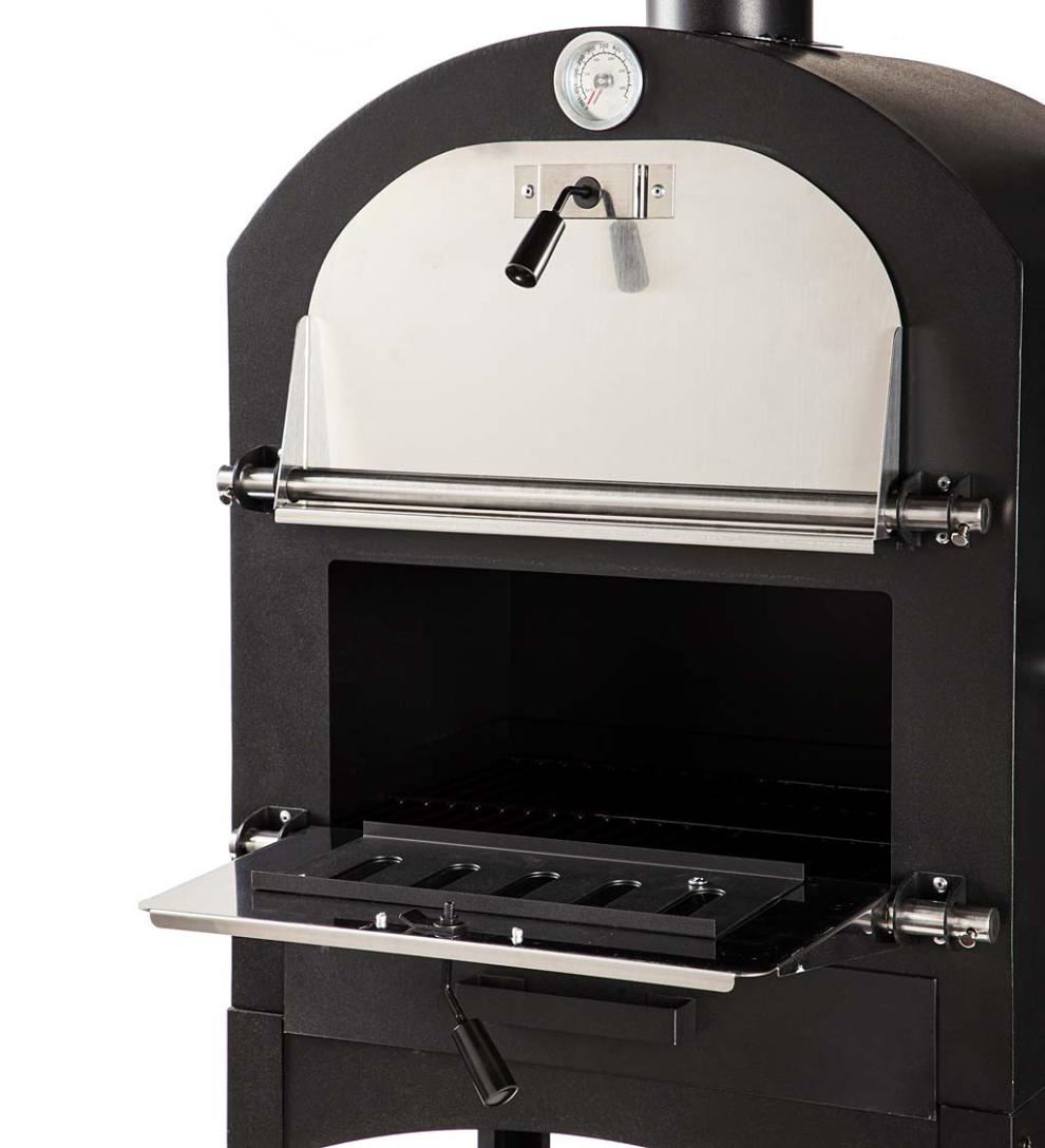 Plow & Hearth Fire Pits Fireplace & Hearth Charcoal Grill/Oven/Chimenea