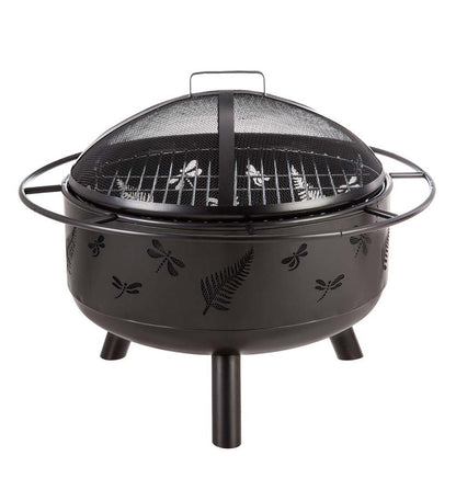 Plow & Hearth Fire Pits Fireplace & Hearth Dragonfly Wood-Burning Fire Pit