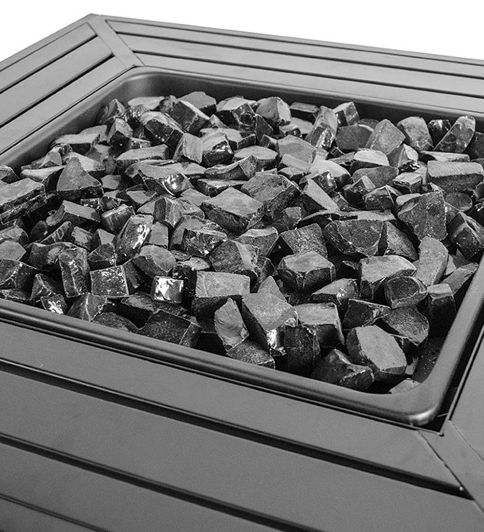 Plow & Hearth Fire Pits Fireplace & Hearth Gilbert Outdoor Lp Gas Fire Pit With Steel Mantel