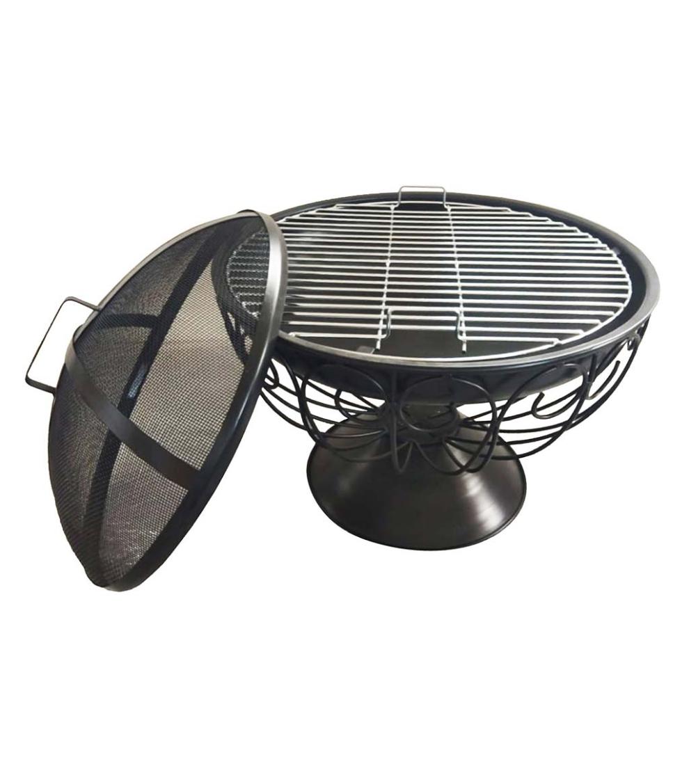 Plow & Hearth Fire Pits Fireplace & Hearth Iron Swirl Fire Pit