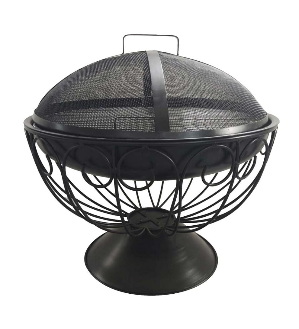 Plow & Hearth Fire Pits Fireplace & Hearth Iron Swirl Fire Pit