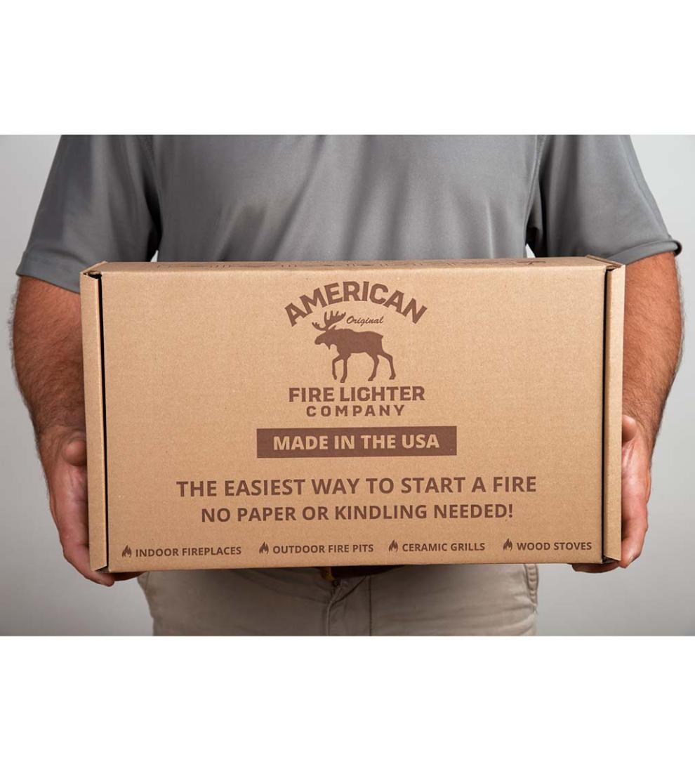 Plow & Hearth Fire Starters & Fatwood Fireplace & Hearth American Fire Lighter Kit With Clean-Burning Lamp Oil