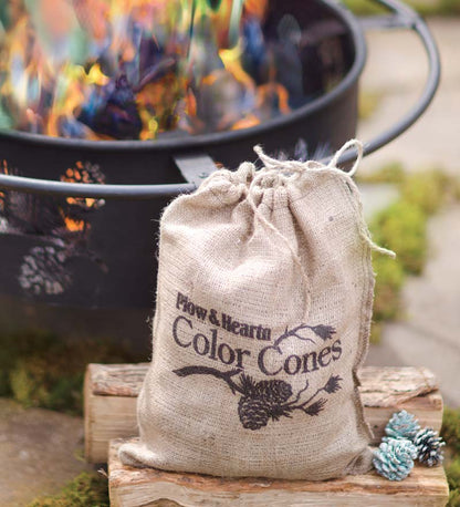 Plow & Hearth Fire Starters & Fatwood Fireplace & Hearth Color-Changing Fireplace Color Cones