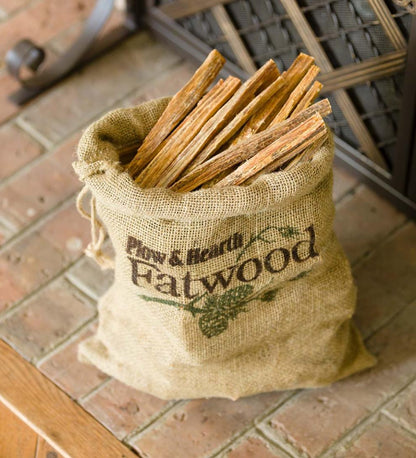 Plow & Hearth Fire Starters & Fatwood Fireplace & Hearth Fatwood Fire-Starter Pre-Split Kindling